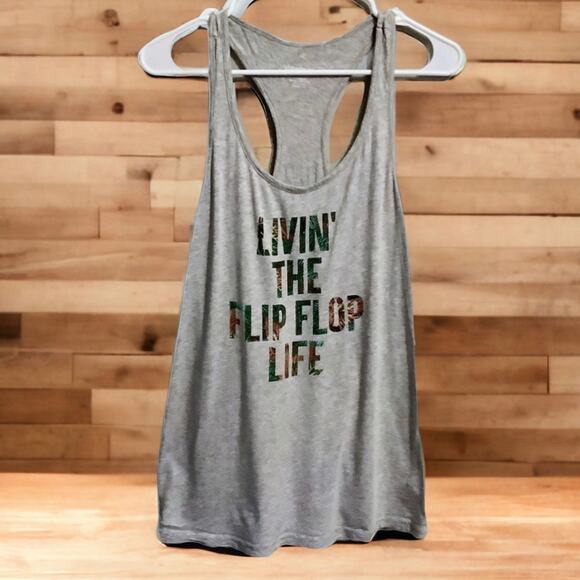Livin’ THE FLIP FLOP LIFE Racerback Muscle Tank - Picture 8 of 8